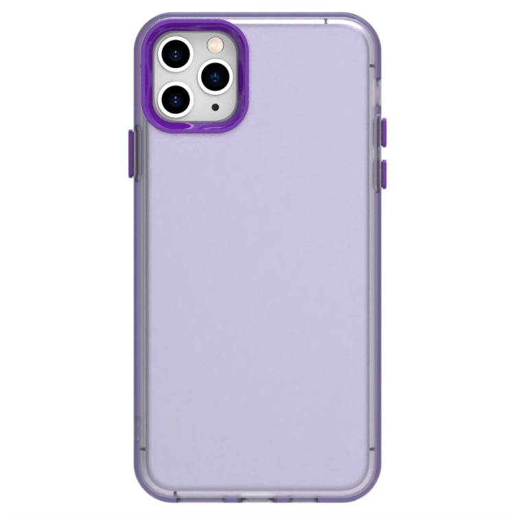For iPhone 11 Pro Max Candy PC Hybrid TPU Shockproof Phone Case