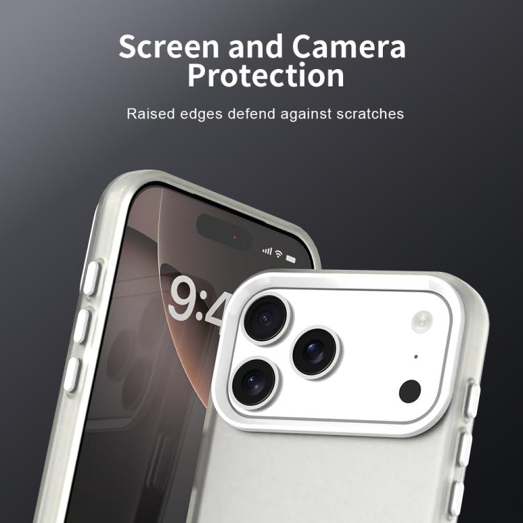 For iPhone 17 Pro Max Candy PC Hybrid TPU Shockproof Phone Case