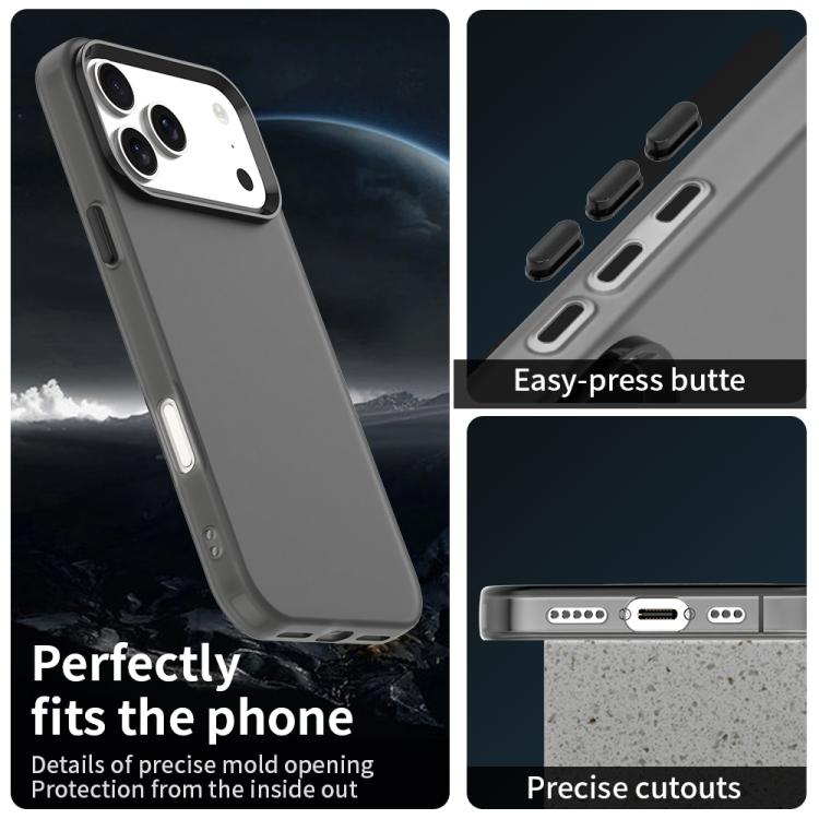 For iPhone 17 Pro Max Candy PC Hybrid TPU Shockproof Phone Case