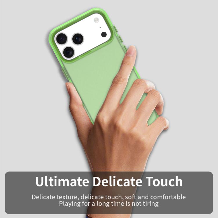 For iPhone 17 Pro Max Candy PC Hybrid TPU Shockproof Phone Case
