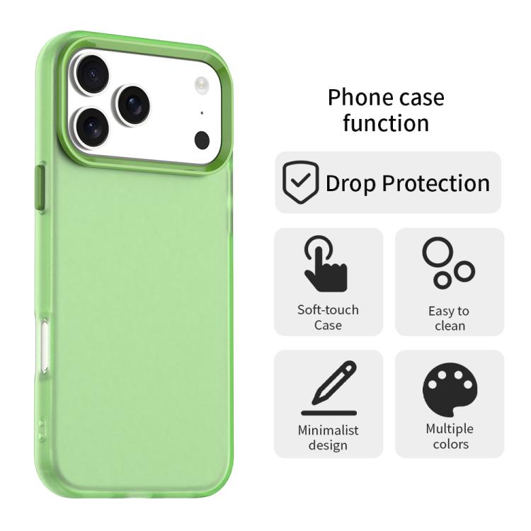 For iPhone 17 Pro Max Candy PC Hybrid TPU Shockproof Phone Case