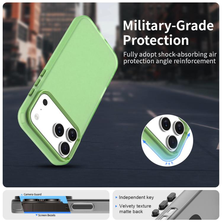 For iPhone 17 Pro Max Candy PC Hybrid TPU Shockproof Phone Case