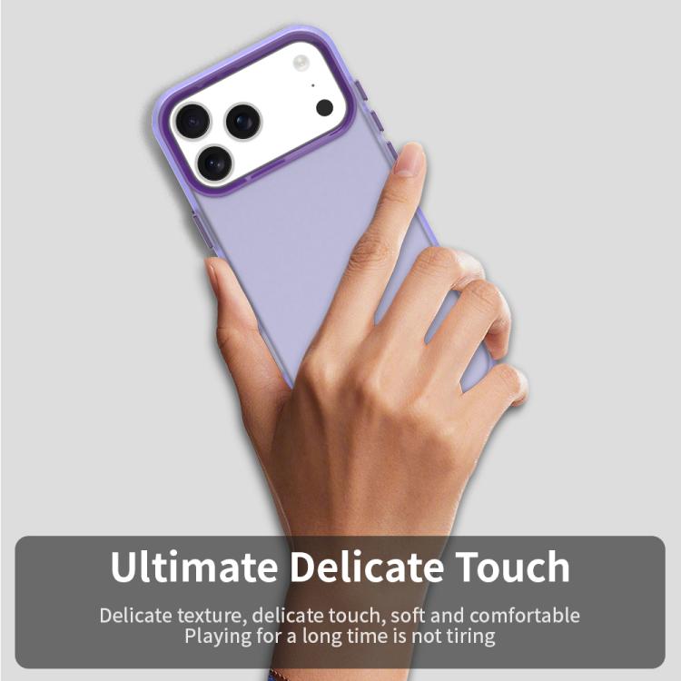 For iPhone 17 Pro Max Candy PC Hybrid TPU Shockproof Phone Case