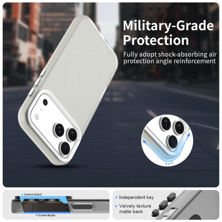 For iPhone 17 Pro Candy PC Hybrid TPU Shockproof Phone Case