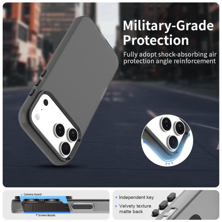 For iPhone 17 Pro Candy PC Hybrid TPU Shockproof Phone Case