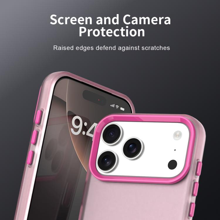 For iPhone 17 Pro Candy PC Hybrid TPU Shockproof Phone Case