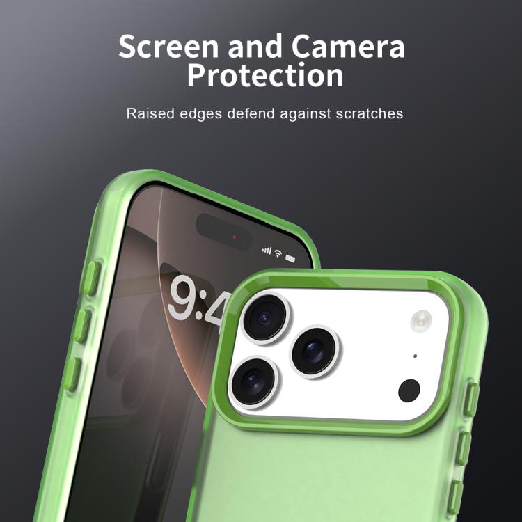 For iPhone 17 Pro Candy PC Hybrid TPU Shockproof Phone Case