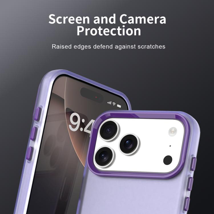 For iPhone 17 Pro Candy PC Hybrid TPU Shockproof Phone Case