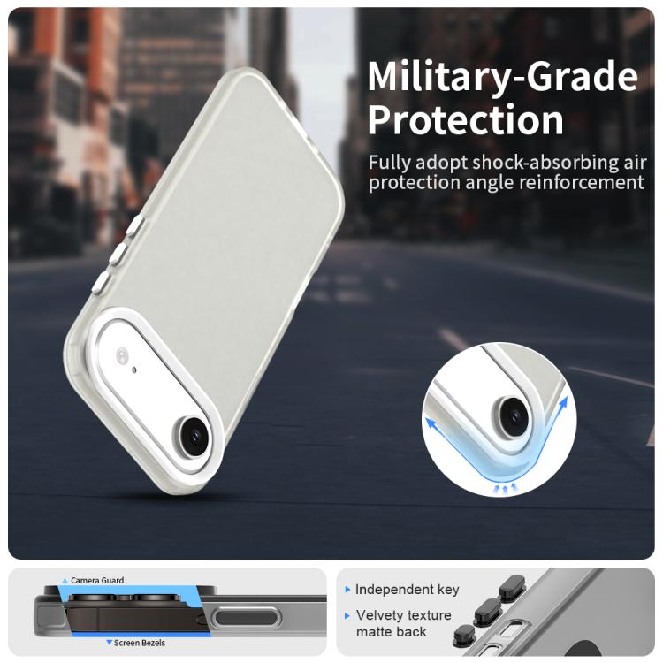 For iPhone Air Candy PC Hybrid TPU Shockproof Phone Case