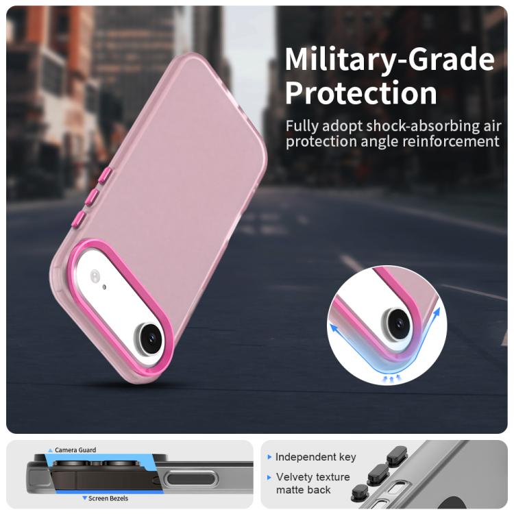 For iPhone Air Candy PC Hybrid TPU Shockproof Phone Case