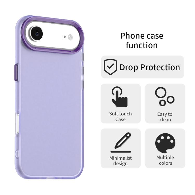 For iPhone Air Candy PC Hybrid TPU Shockproof Phone Case