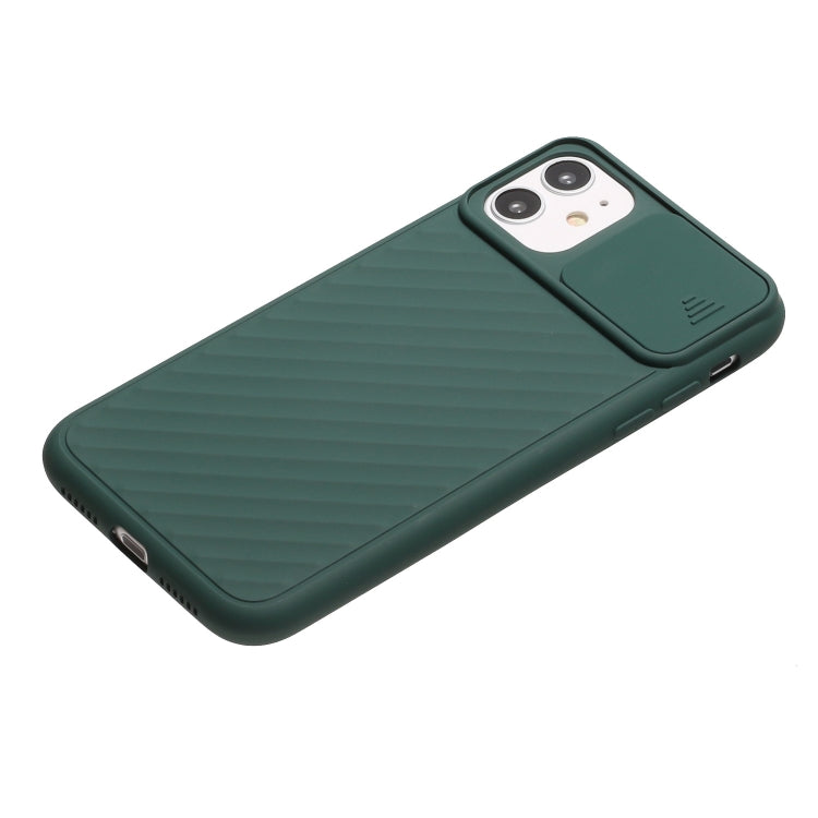 For iPhone 12 Pro Max Sliding Camera Cover Design Twill Anti-Slip TPU Case