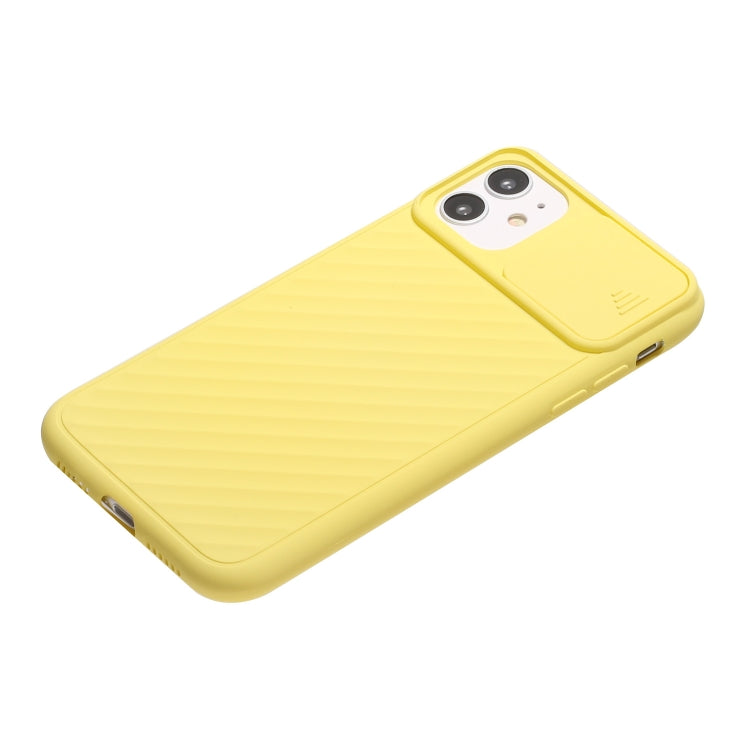 For iPhone 12 Pro Max Sliding Camera Cover Design Twill Anti-Slip TPU Case