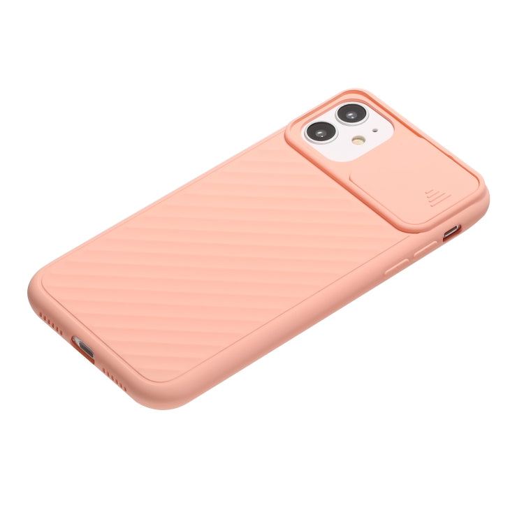 For iPhone 12 Pro Max Sliding Camera Cover Design Twill Anti-Slip TPU Case
