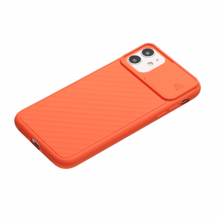 For iPhone 12 Pro Max Sliding Camera Cover Design Twill Anti-Slip TPU Case