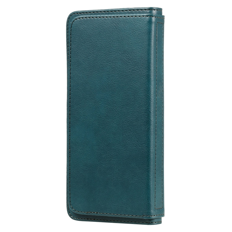 For Sony Xperia L4 Multifunctional Magnetic Copper Buckle Horizontal Flip Solid Color Leather Case with 10 Card Slots & Wallet & Holder & Photo Frame