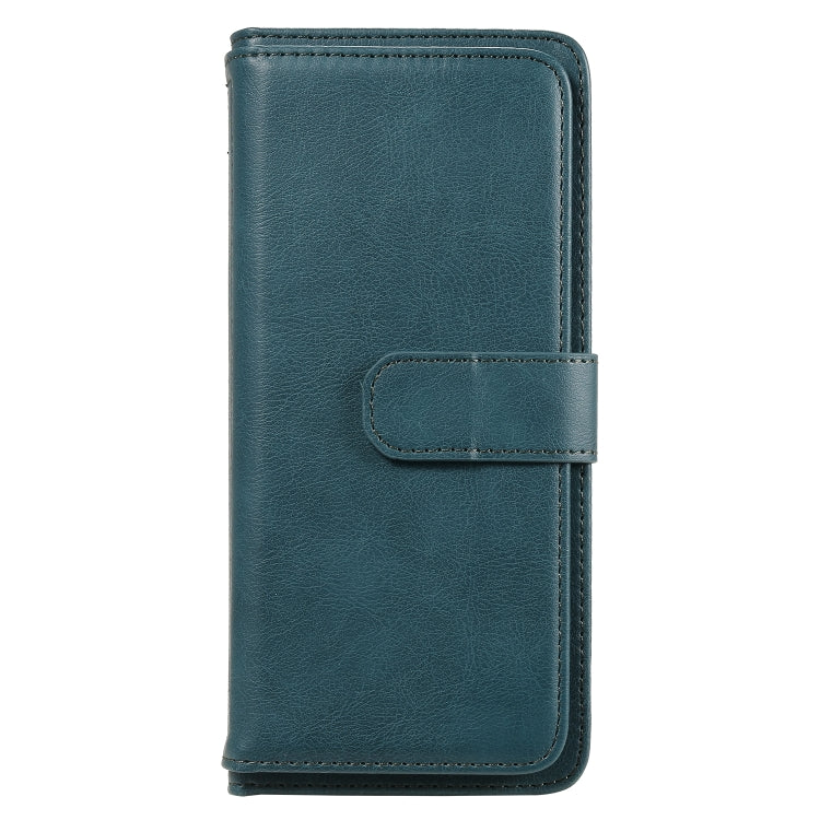 For Sony Xpeira 1 II Multifunctional Magnetic Copper Buckle Horizontal Flip Solid Color Leather Case with 10 Card Slots & Wallet & Holder & Photo Frame