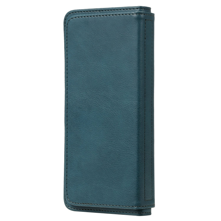 For Sony Xpeira 1 II Multifunctional Magnetic Copper Buckle Horizontal Flip Solid Color Leather Case with 10 Card Slots & Wallet & Holder & Photo Frame