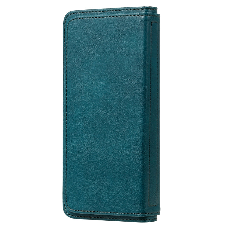 For Sony Xpeira 5 Multifunctional Magnetic Copper Buckle Horizontal Flip Solid Color Leather Case with 10 Card Slots & Wallet & Holder & Photo Frame