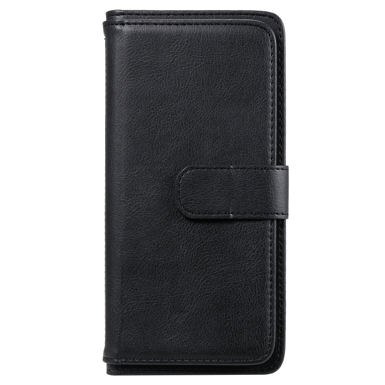 For Sony Xpeira 5 Multifunctional Magnetic Copper Buckle Horizontal Flip Solid Color Leather Case with 10 Card Slots & Wallet & Holder & Photo Frame