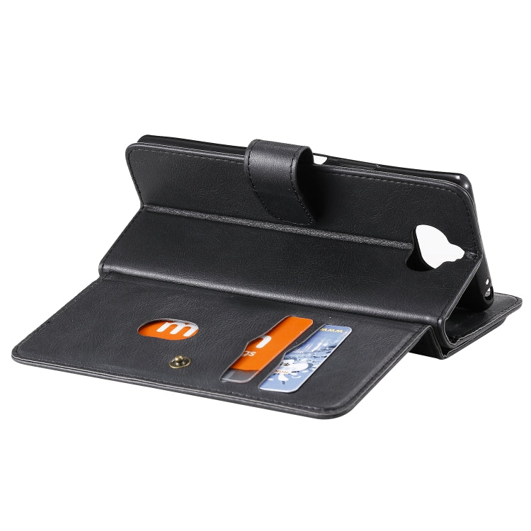 For Sony Xpeira 8 Multifunctional Magnetic Copper Buckle Horizontal Flip Solid Color Leather Case with 10 Card Slots & Wallet & Holder & Photo Frame