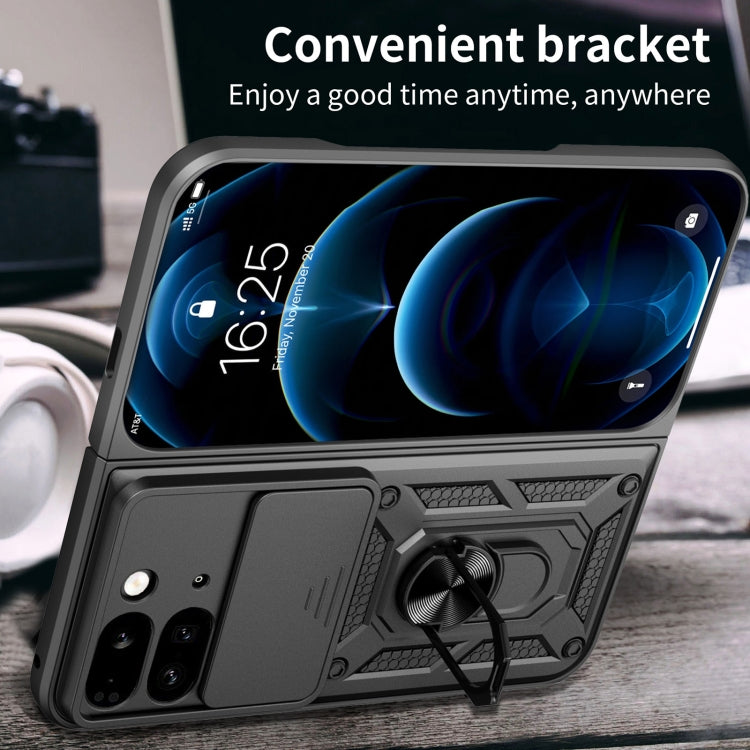 For Google Pixel 9 Pro Fold Sliding Camera Cover Design TPU+PC Phone Case