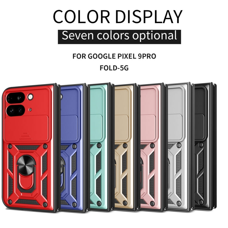 For Google Pixel 9 Pro Fold Sliding Camera Cover Design TPU+PC Phone Case