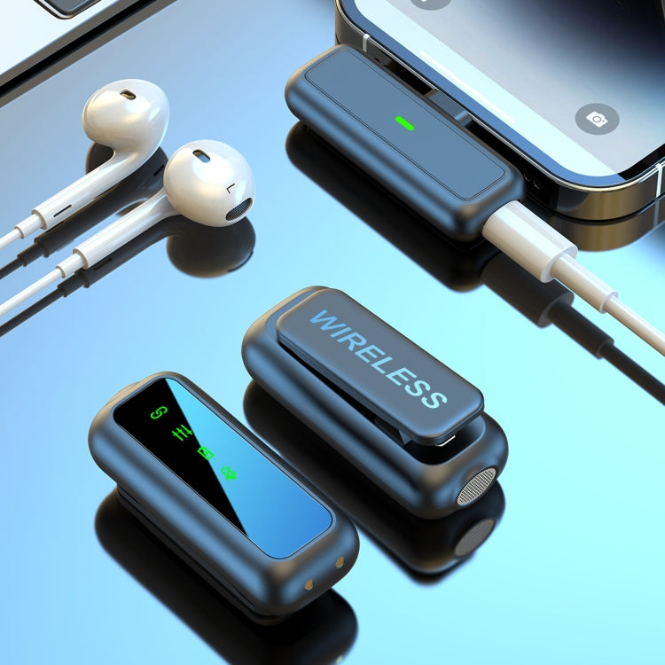 SX6 1 TX + 2 RX Lavalier Wireless Microphone with Digital Display Charging Box, Specification:8 Pin