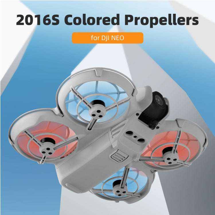 For DJI Neo Sunnylife 2016S Drone Color 3-Blade Propeller, Quantity:2 pairs