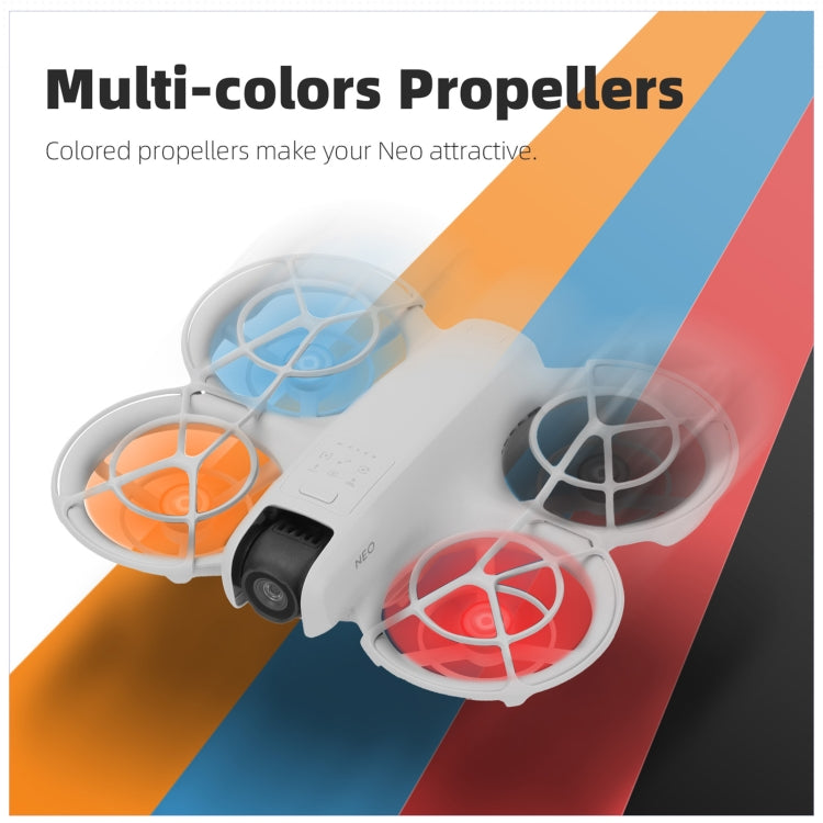 For DJI Neo Sunnylife 2016S Drone Color 3-Blade Propeller, Quantity:2 pairs