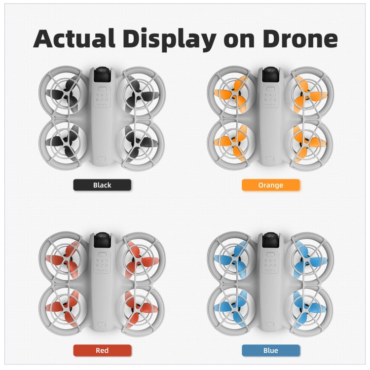 For DJI Neo Sunnylife 2016S Drone Color 3-Blade Propeller, Quantity:2 pairs