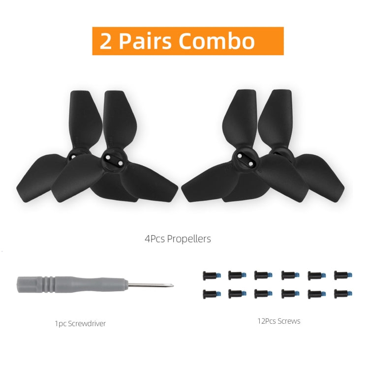 For DJI Neo Sunnylife 2016S Drone Color 3-Blade Propeller, Quantity:2 pairs