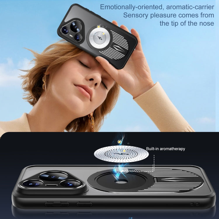 For Huawei Pura 70 Heat Dissipation Aromatherapy MagSafe Holder Phone Case