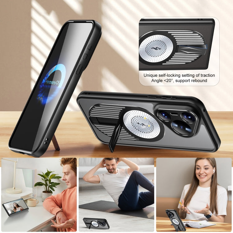 For Huawei Pura 70 Pro Heat Dissipation Aromatherapy MagSafe Holder Phone Case