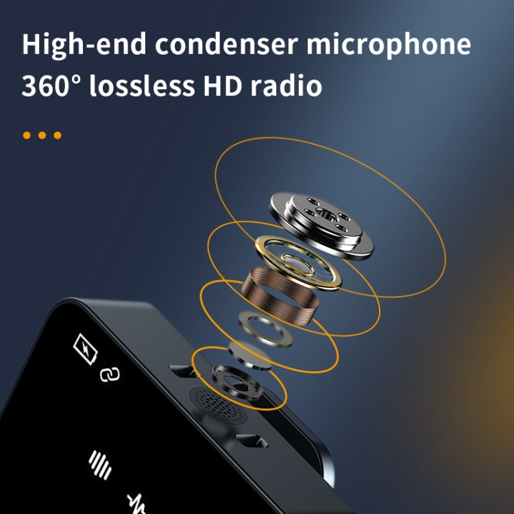 SX85 1 TX + 2 RX Square Smart Noise Reduction Lavalier Wireless Microphone