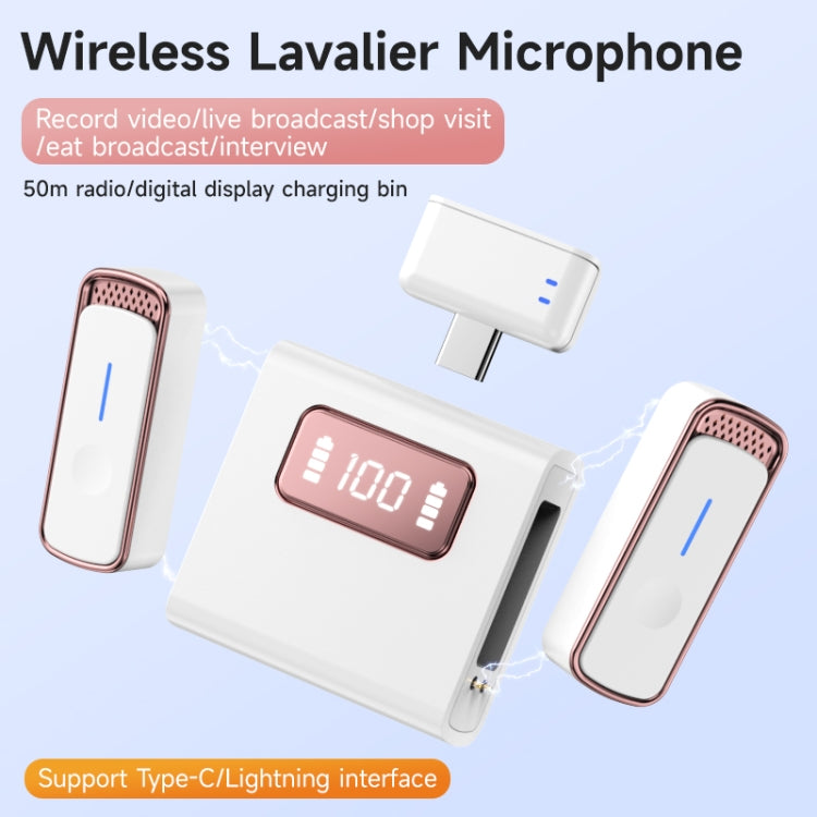 SX88 1 TX + 2 RX Smart Noise Reduction Lavalier Wireless Microphone, Specification:8 Pin