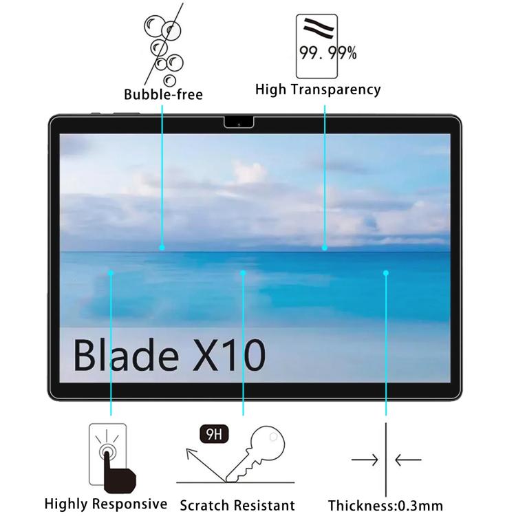 For ZTE Blade Tab X10 II 10.1 inch 9H 0.3mm Explosion-proof Tempered Glass Film
