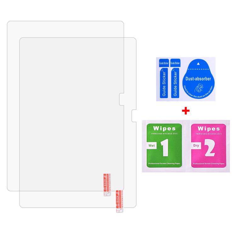 For ZTE Blade Tab X10 II 10.1 inch 2pcs 9H 0.3mm Explosion-proof Tempered Glass Film