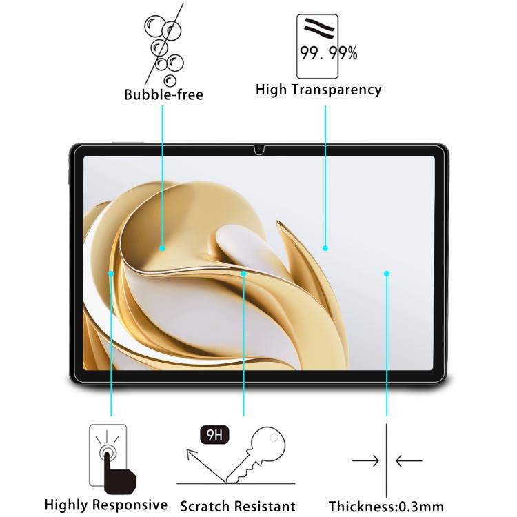 For ZTE nubia Pad SE 11 25pcs 9H 0.3mm Explosion-proof Tempered Glass Film
