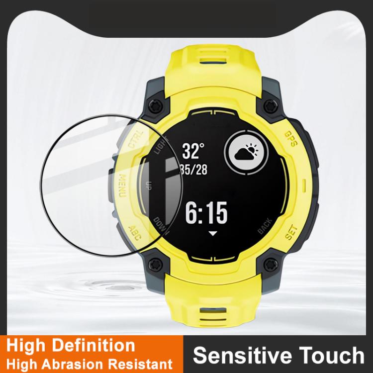 For Garmin Instinct E 45mm imak Plexiglass HD Watch Protective Film