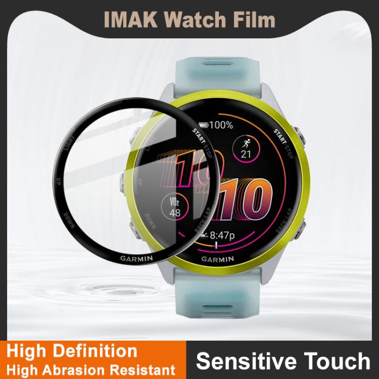 For Garmin Forerunner 570 47mm imak Plexiglass HD Watch Protective Film