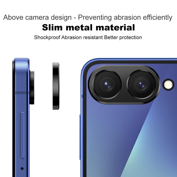 For Samsung Galaxy Z Flip7 5G IMAK Metal Camera Lens Protector Cover