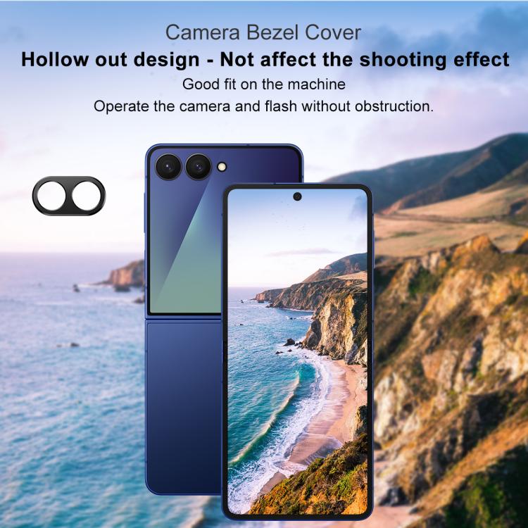 For Samsung Galaxy Z Flip7 5G IMAK Metal Camera Lens Protector Cover