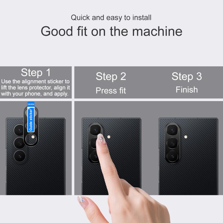 For Samsung Galaxy Z TriFold IMAK Metal Camera Lens Protector Cover
