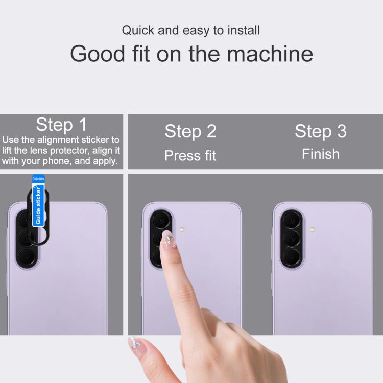 For Galaxy A37 5G / A57 5G IMAK Metal Camera Lens Protector Cover