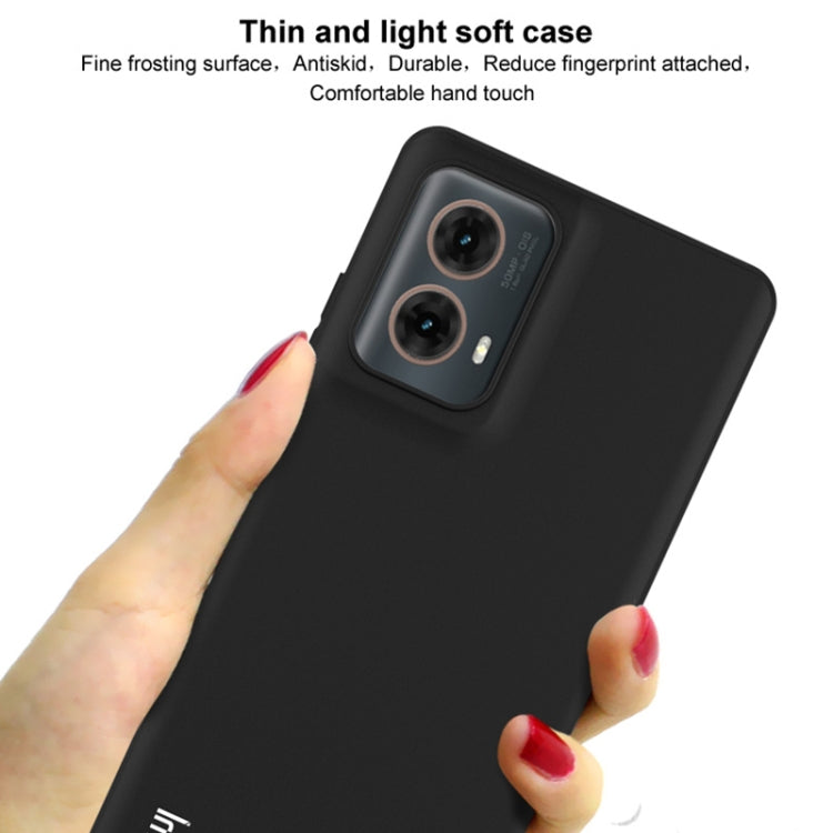 For Motorola Moto G85 5G / S50 Neo 5G IMAK UC-3 Series Shockproof Frosted TPU Phone Case - Black