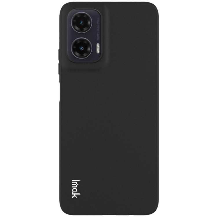 For Motorola Moto G35 5G IMAK UC-3 Series Shockproof Frosted TPU Phone Case - Black