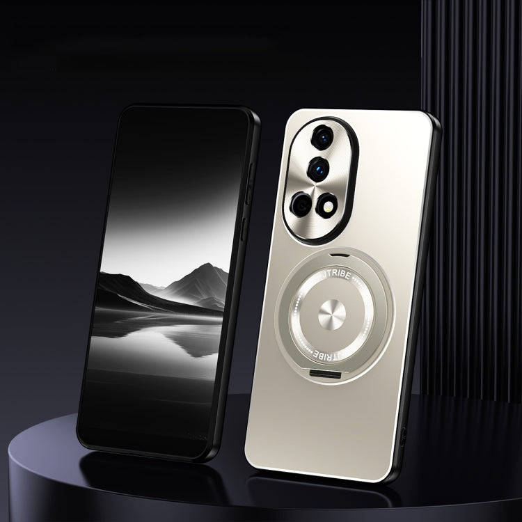 For Huawei nova 13 Rotating Holder Frosted Metal Phone Case