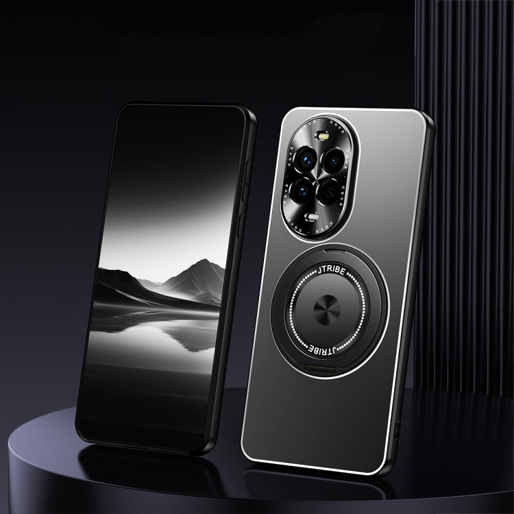 For Huawei nova 13 Pro Rotating Holder Frosted Metal Phone Case