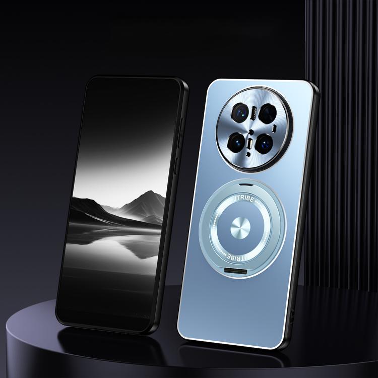 For Huawei Mate 70 Pro Rotating Holder Frosted Metal Phone Case